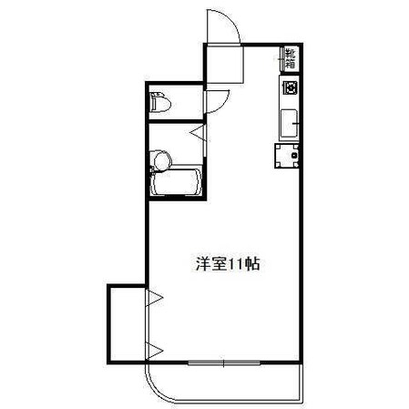 レジデンス大山の物件間取画像